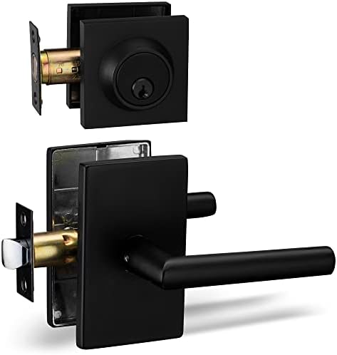 ברלין Modisch Fantage ידית דלת דלת ומנעול דה -בולט יחיד של צילינדר ומנעול מפתח סדרת מפתח מנוף מנוף [דלת כניסה